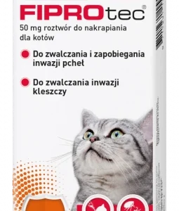 BEAPHAR Fiprotec M 1 Pipeta Kropli Przeciwko Ektopasożytom Dla Kotów 50mg