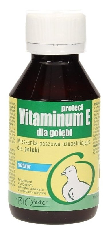 BIOFAKTOR Vitaminum E Protect Dla Gołębi 100ml - obrazek 3
