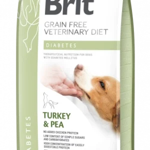 Brit Grain Free Veterinary Diet Dog Diabetes Indyk Z Groszkiem 12kg