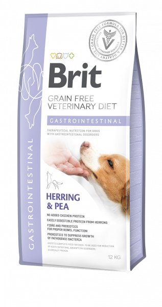 Brit Grain Free Veterinary Diet Dog Gastrointestinal Śledź Z Groszkiem 12kg - obrazek 3