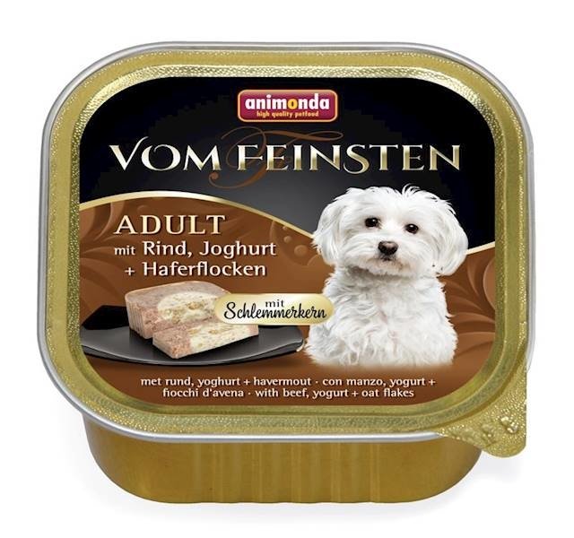 Animonda Dog Vom Feinsten Adult Wołowina, Jogurt I Płatki Owsiane 150g - obrazek 3