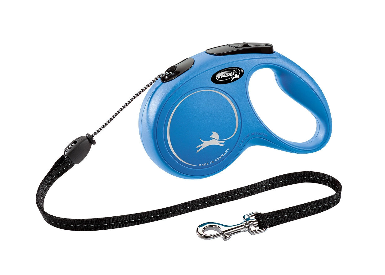 Flexi Smycz New Classic M Linka 5m Do 20kg Niebieska - obrazek 3