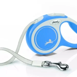 Flexi Smycz New Comfort L Taśma 5m Do 50kg Niebieska