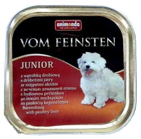 Animonda Dog Vom Feinsten Junior Wątróbka Drobiowa 150g - obrazek 3
