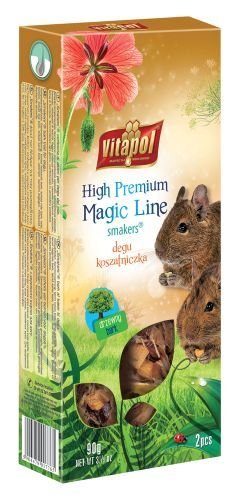 Vitapol Smakers Magic Z Korą Drzew Dla Koszatniczki 2szt - obrazek 3