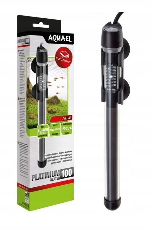 AQUAEL Grzałka Szklana Platinium 100W - obrazek 3