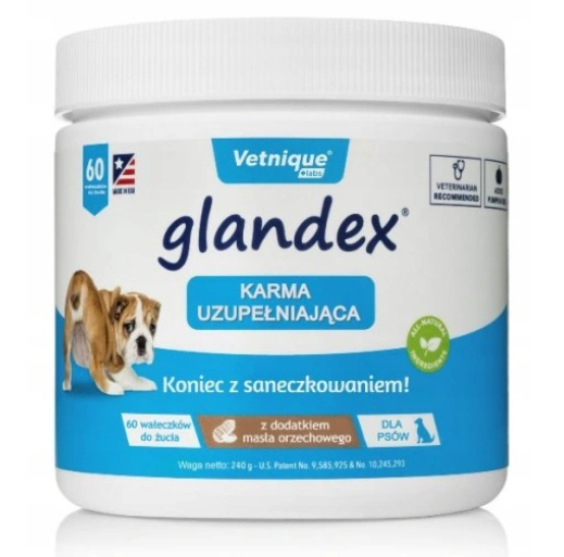 GLANDEX kęsy 60szt na gruczoły okołoodbytowe - obrazek 3