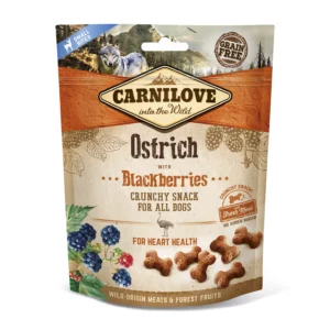 Carnilove Crunchy Snack Struś I Jeżyna Dla Psów 200g
